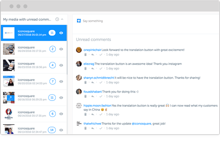 Review and manage your Instagram comments