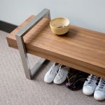 Return Bench in Walnut Gus Modern Return Bench