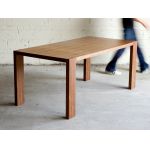 Plank Dining Table & Bench Plank Table in Walnut