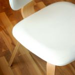 Thompson Chairs Set of 2 Thompson Chair White Leather & Natural