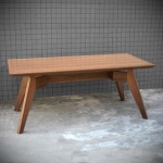 Span Dining Table Gus Modern Span Dining Table in Walnut