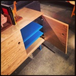 Jefferson Collection Jefferson Media - Oak/Blue