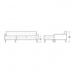 Laverne Collection Laverne Sofa W/Chaise