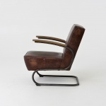 Miles Leather Lounge Chair 