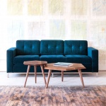 Jane Sofa and Chair Velvet Midnight
