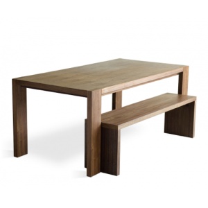 Plank Dining Table & Bench
