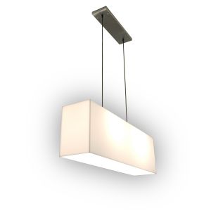 Gus Modern White Acrylic Hanging Light