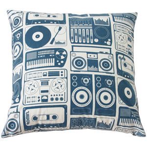 Aimée Wilder Analog Nights Pillow Blue