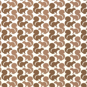 Aimée Wilder Squirrels Latte Wallpaper