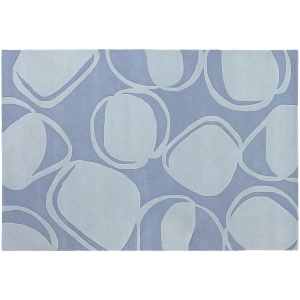 Inhabit Living River Rock Rug Soft Blue