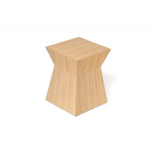 Gus Modern Pawn Stool in Natural Oak