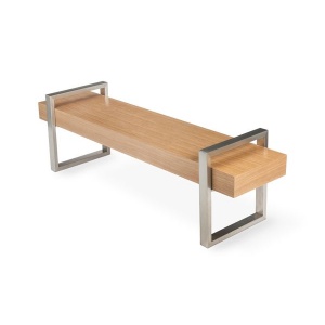 Gus Modern Return Bench in Natural Oak