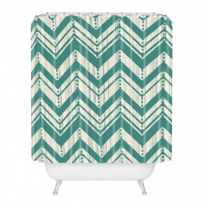 Bobby Berk Home Weathered Chevron Shower Curtain