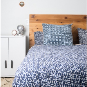 Bobby Berk Home Navy Mosaic Bedding