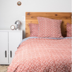 Bobby Berk Home Red Mosaic Bedding