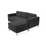 Jane Loft Bi-Sectional Urban Tweed Truffle