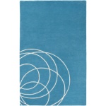 Solid Bold - Swirls Teal