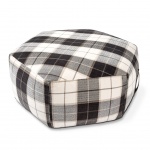 Hex Ottoman - Tartan Shadow