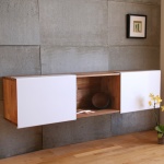 3X Wall Mounted Shelf - Walnut
